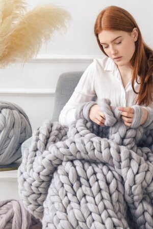 Cozy Chunky Knit Blanket The Ultimate Comfort and Style for Your Home