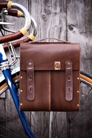 Premium Leather Flight, Cycle, and Bicycle Bag Timeless Style and Durability