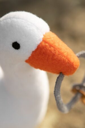 Adorable Untitled Goose Game Plush Handmade Soft Plushie for Goose Enthusiasts