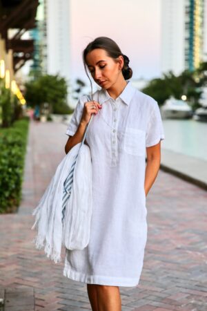 Personalized Linen Dress A Timeless Gift for Mom on Mother's Day