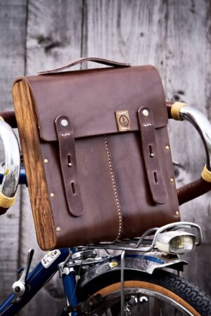 Premium Leather Flight, Cycle, and Bicycle Bag Timeless Style and Durability