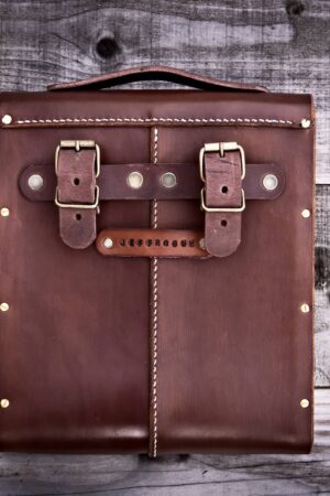 Premium Leather Flight, Cycle, and Bicycle Bag Timeless Style and Durability