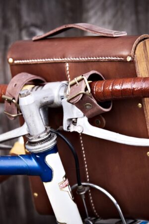 Premium Leather Flight, Cycle, and Bicycle Bag Timeless Style and Durability