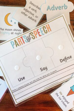 Interactive Grammar Adventure Unlocking Parts of Speech for Young Explorers