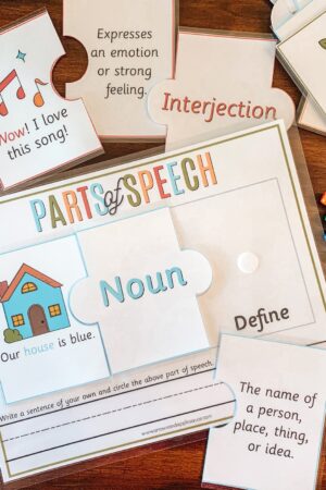 Interactive Grammar Adventure Unlocking Parts of Speech for Young Explorers