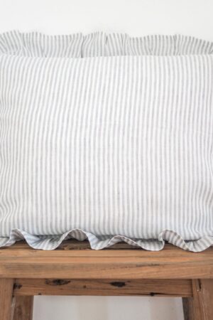 Dreamy Linen Pillowcase Embrace the Elegance of Ruffles