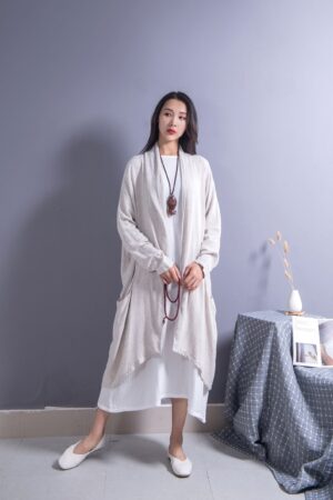 Breezy Linen Cardigan Effortless Style for Every Body