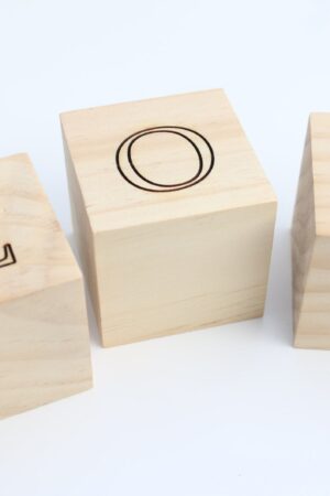 Personalized Wooden Name Blocks Custom Nursery Decor for Your Little One