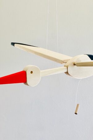 Eco-Friendly Stork Nursery Mobile A Cherished Gift for New Parents