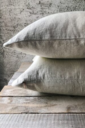 Rustic Washed Linen Pillowcase Natural Charm for Your Home