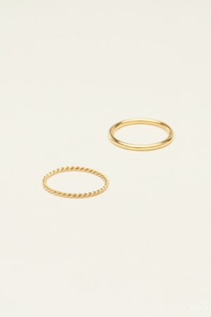 Minimalist Stacking Ring Set Elevate Your Style with Dainty Elegance