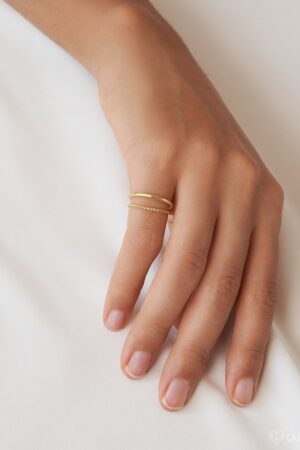 Minimalist Stacking Ring Set Elevate Your Style with Dainty Elegance