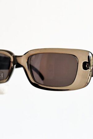 GUCCI Vintage Sunglasses Rare GG2409/N/S Oval Frame, Gosha Gray Clear Moda Rectangular, Migos Rihanna Anuell AA 90s New NOS