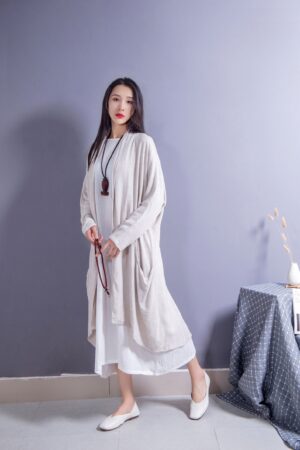 Breezy Linen Cardigan Effortless Style for Every Body