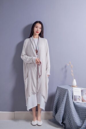 Breezy Linen Cardigan Effortless Style for Every Body