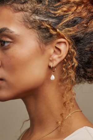 Exquisite Pearl Hoops A Timeless Treasure for Bridesmaids and Beyond