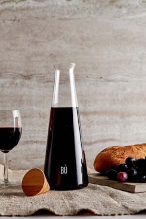 Geometric Glass Carafe Modern Water Jug, Wine Decanter, and Juice Pitcher