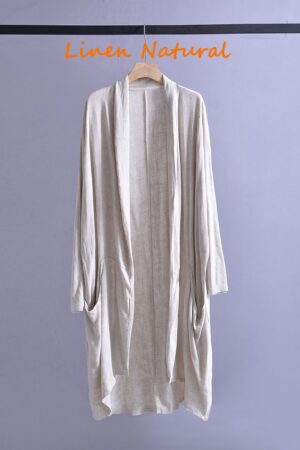 Breezy Linen Cardigan Effortless Style for Every Body