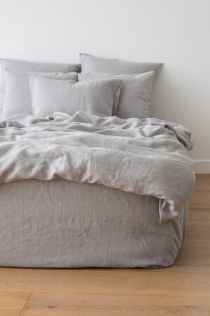 Luxurious Washed Linen Duvet Cover Pure European Linen, Button Closure, Multiple Sizes and Colors