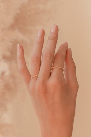 CaitlynMinimalist Delicate Eternity Band Timeless Elegance for Every Occasion