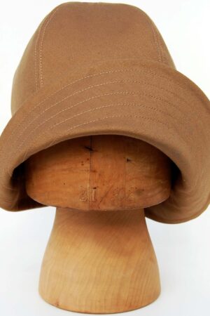 Honey Cotton Sateen Rain Hat Vintage French Workwear Fabric by ZUTBelle-Manon