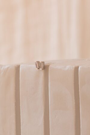 Sparkling Baguette Diamond Studs Elevate Your Style with Minimalist Elegance