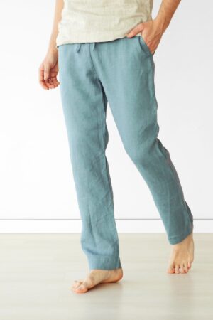 Organic Linen Lounge Pants Sustainable Comfort for Men