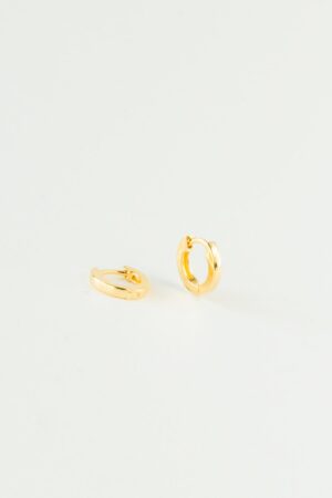 Caitlyn Minimalist Huggie Hoop Earrings Everyday Elegance in Gold, Silver, and Rose Gold (ER007)