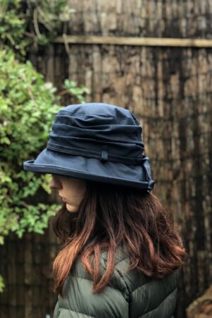 Waterproof Waxed Cotton Rain Hat for Women Stay Dry in Style