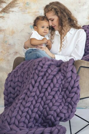 Cozy Chunky Knit Blanket The Ultimate Comfort and Style for Your Home