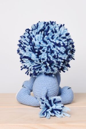 Adorable Blue Lion Crochet A Charming Amigurumi Companion for All Ages