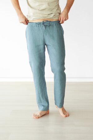 Organic Linen Lounge Pants Sustainable Comfort for Men