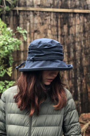 Waterproof Waxed Cotton Rain Hat for Women Stay Dry in Style