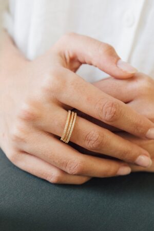 CaitlynMinimalist Delicate Eternity Band Timeless Elegance for Every Occasion