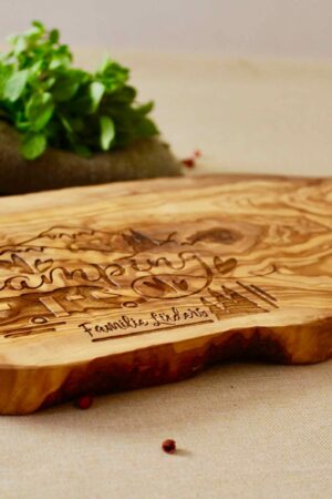 Personalized Olive Wood Cutting Board The Perfect Camping or Caravan Gift