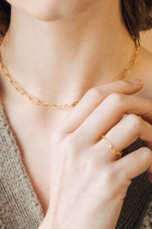 Perfect Layering Link Necklace Elevate Your Style with Minimalist Elegance