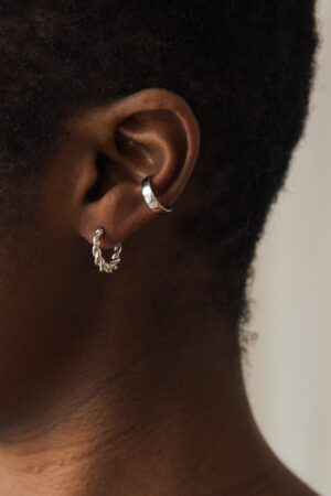 Caitlyn Minimalist Twisted Spiral Hoops Everyday Huggie Earrings, Perfect Gift for Her (ER085)