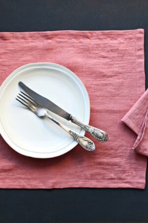 Luxurious Double-Layer Linen Placemats Elevate Your Dining Experience