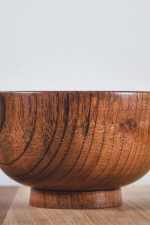 Exquisite Set of 2 Handmade Jujube Wood Bowls A Touch of Nature for Your Home