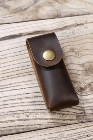 Personalized Leather Knife Sheath for Swiss Army Multitool Protect Your Essential Tool in Style