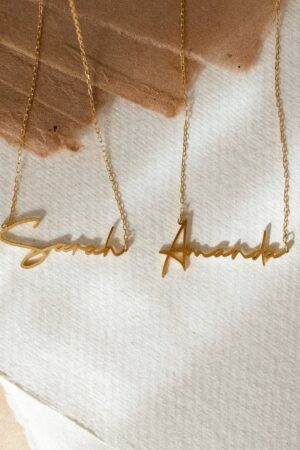 Personalized Name Necklace A Timeless Treasure for Loved Ones