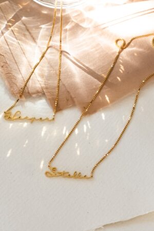 CaitlynMinimalist Personalized Name Necklace A Timeless Treasure for Her