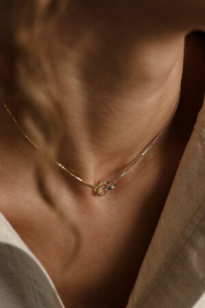 Interlocking Circles Necklace A Timeless Symbol of Unity and Love