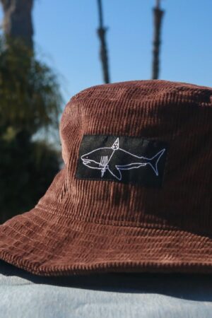 The Weekend Getaway Dark Brown Corduroy Bucket Hat