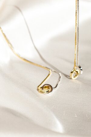 Interlocking Circles Necklace A Timeless Symbol of Unity and Love