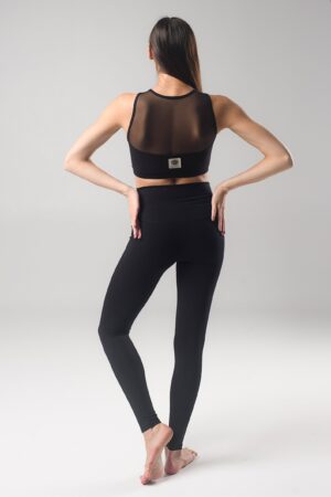 Premium Black Cotton Leggings Elevate Your Yoga, Gym, and Training Sessions