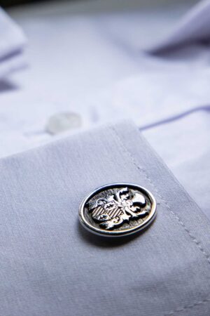 Personalized Family Crest Cufflinks Engrave Your Legacy in Sterling Silver