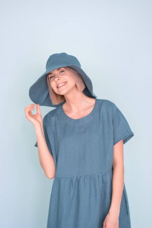 Linen Summer Hat Your Perfect Beach Companion in a Rainbow of Colors