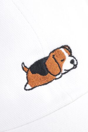 Captivating Cap Beagle Dog Embroidery Embroidered in the UK for a Paw-some Style