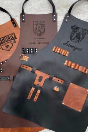 Personalized Leather Apron Your Ultimate Protection for Culinary and Craft Adventures